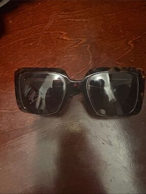 Versace Black Sunglasses Arm with White Logo